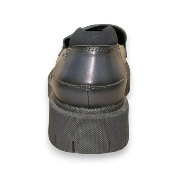 HUGO Denzel Men's Black Leather Loafers US 9 (UK 8 EU 42) MSRP $230 - Picture 3 of 4